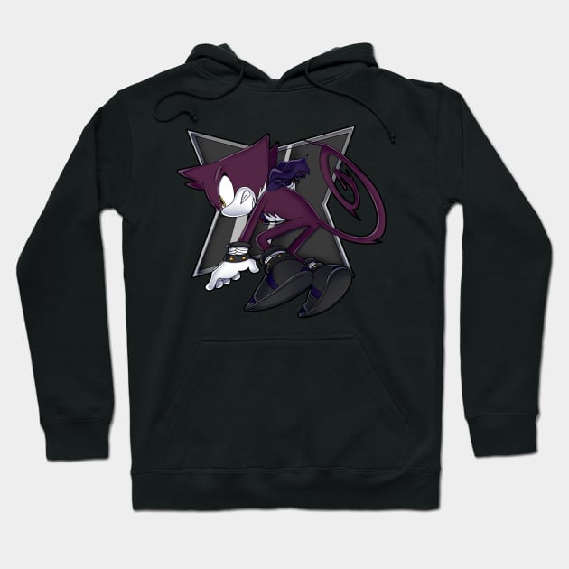 Pyro the cat sonic channel style Hoodie by idolnya